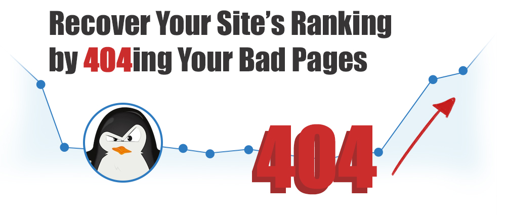 Recover Your Sites Ranking by 404ing Your Bad Pages