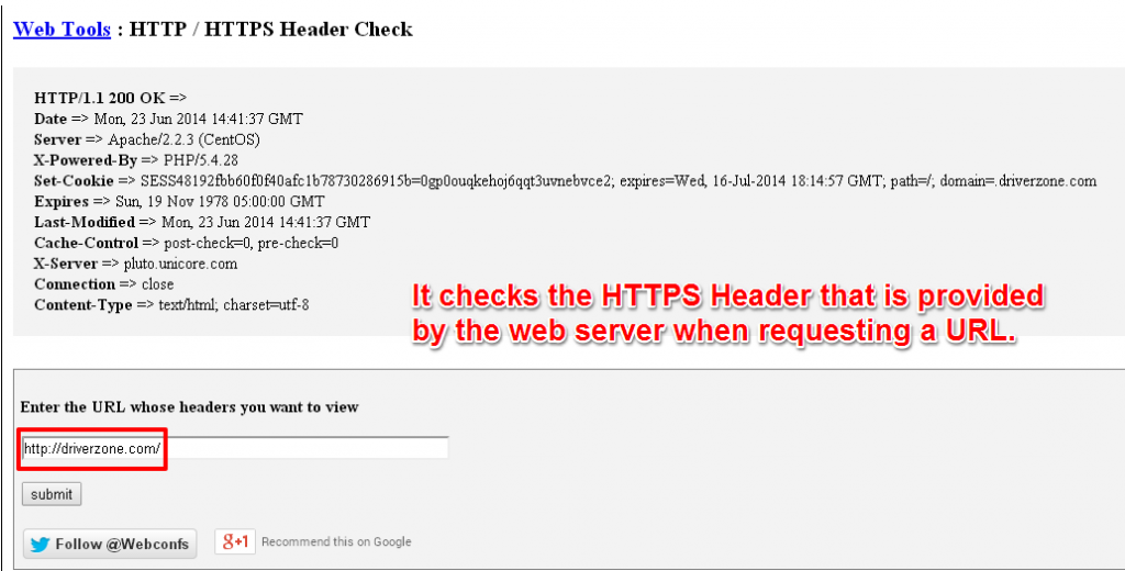 HTTPS Header