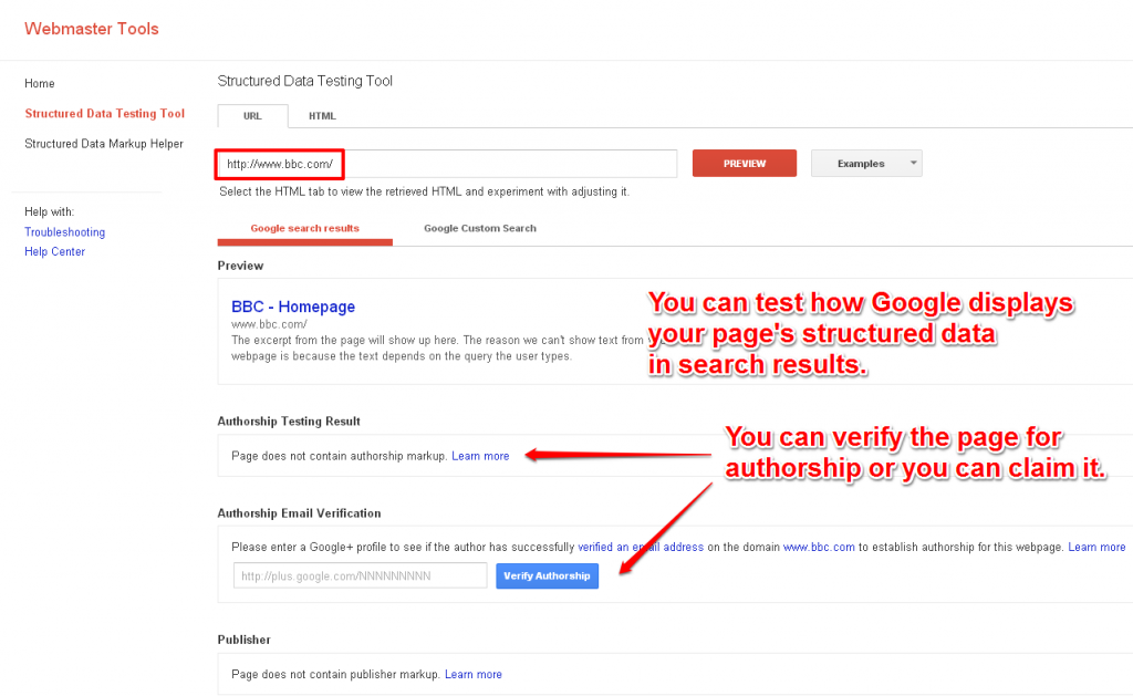 Preview How Your Page And It's Rich Snippets Looks in Search Results