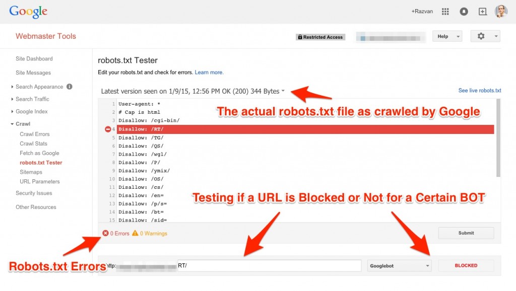 Robots.Txt File Block All Search Engines