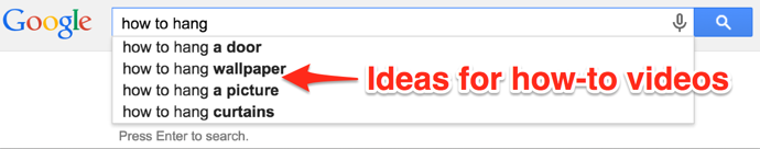 Get Ideas from Google