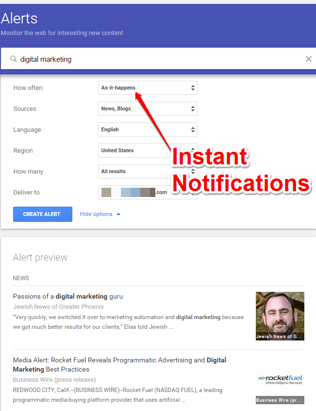Google Alerts