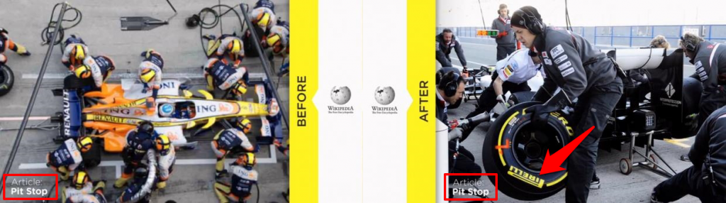 Before After Pit Stop Article on Wikipedia