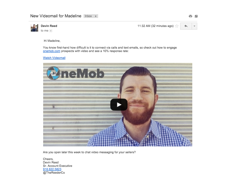 Video Email Outreach