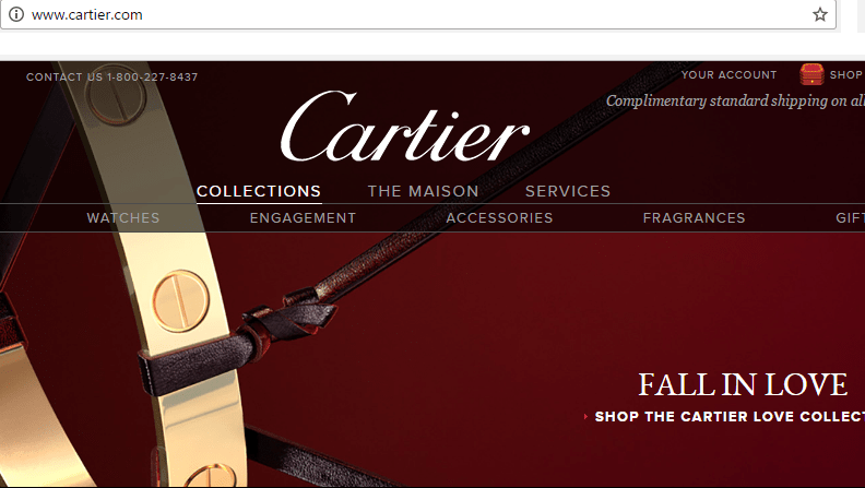 Cartier official website