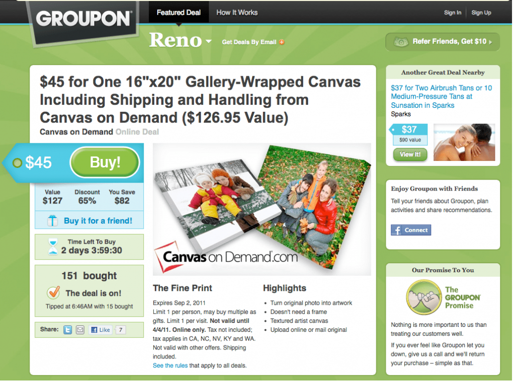 Groupon site