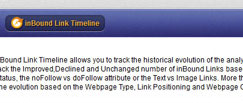 View the evolution of your site & your competitors using the Timeline