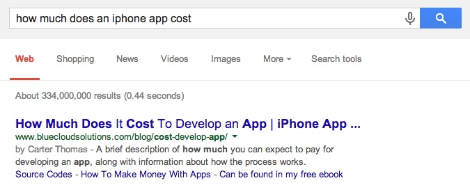 How Much Does An Iphone App Cost Google Box Answers