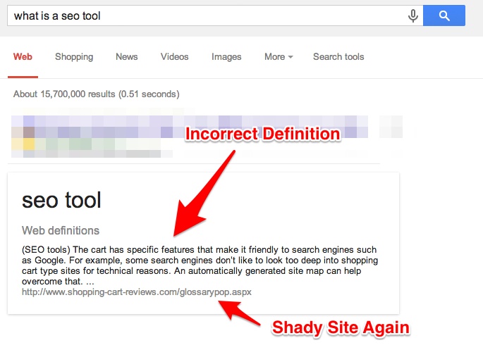 What Is A SEO Tool Failure Google Answers