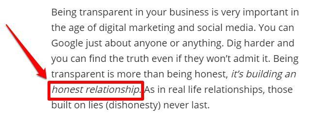 Honest Relationship Honest Relationship