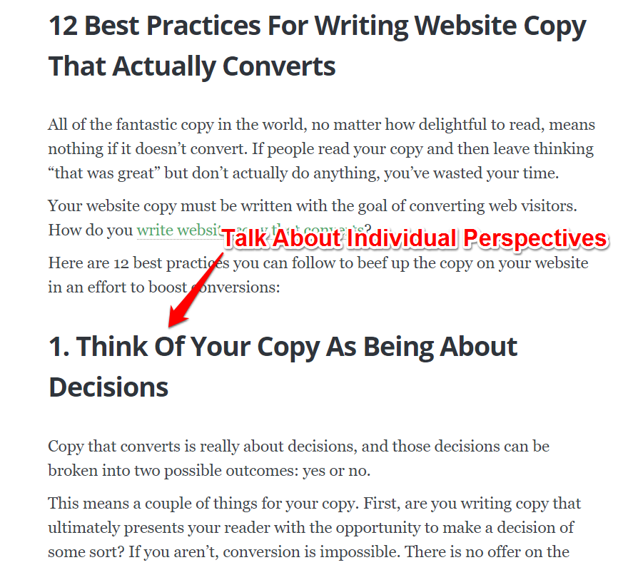 Best Practices - Copy that Converts Best Practices - Copy that Converts