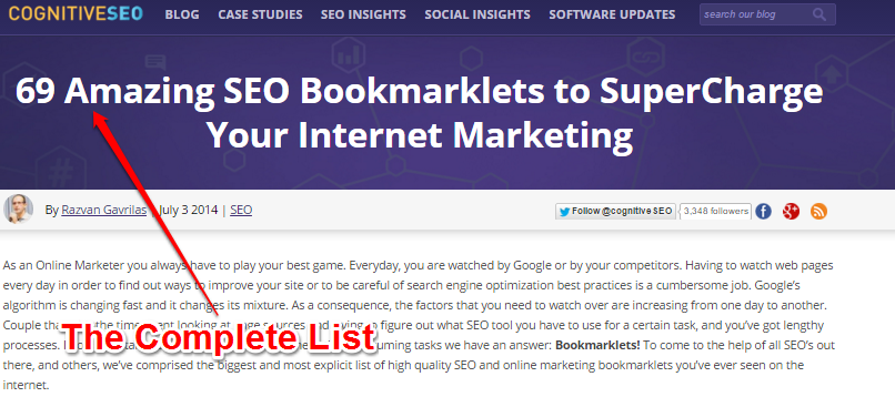 Lists - 69 Amazing SEO Bookmarklets for Internet Marketing Lists - 69 Amazing SEO Bookmarklets for Internet Marketing