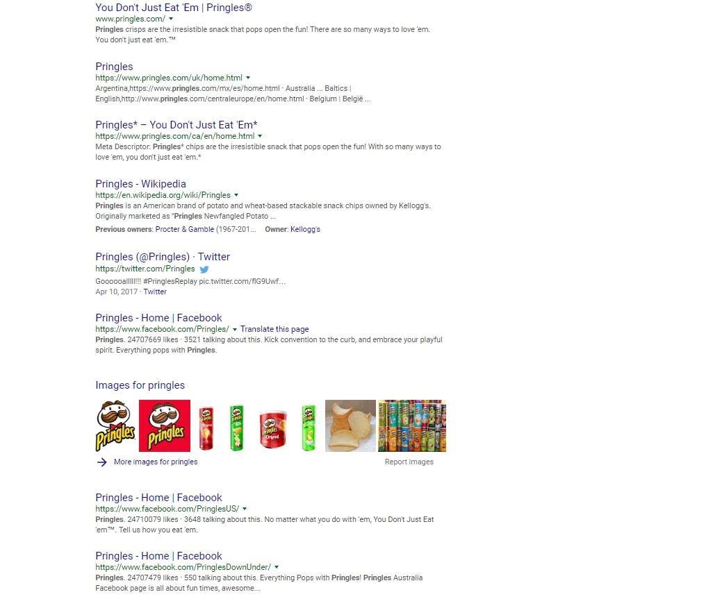 Pringles Reputation Management