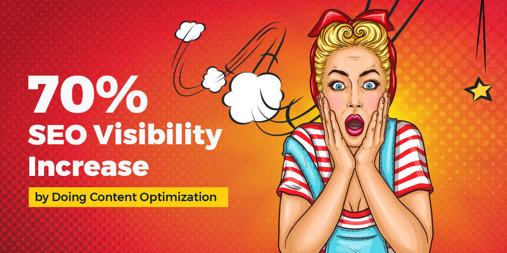 70% SEO Visibility Increase By Doing Content Optimization