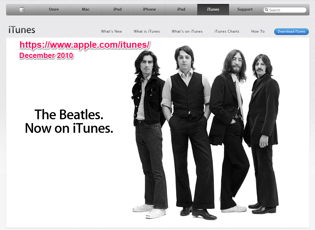 Apple itunes december 2010