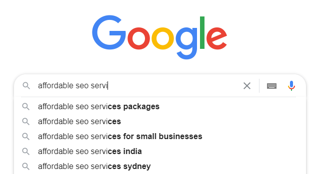 Google AutoSuggest